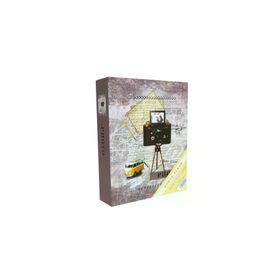 Rabsev RS4602-1 10x15 cm 200 Fotoğraf Kapasiteli Kamera Desenli Anı Fotoğraf Albümü