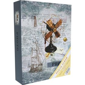 Rabsev RS4602-1 10x15 cm 200 Fotoğraf Kapasiteli Pervane Desenli Anı Fotoğraf Albümü