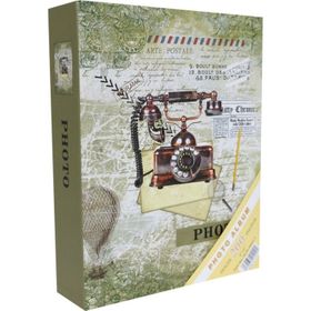Rabsev RS4602-1 10x15 cm 200 Fotoğraf Kapasiteli Telefon Desenli Anı Fotoğraf Albümü
