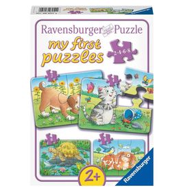 Rabvansburger Baby Hayvanlar 2+4+6+9 Parça Puzzle