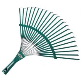 Raco 53731 45 cm Ahşap Saplı Metal Çim ve Yaprak Toplama Tırmığı