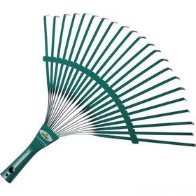 Raco 53731 45 cm Ahşap Saplı Metal Çim ve Yaprak Toplama Tırmığı