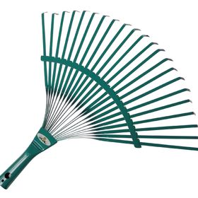 Raco 53731 45 cm Ahşap Saplı Metal Çim ve Yaprak Toplama Tırmığı