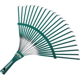 Raco 53731 45 cm Ahşap Saplı Metal Çim ve Yaprak Toplama Tırmığı