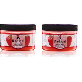 Radical Çilek 2x300 ml El Vücut Peeling Krem