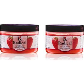 Radical Çilek 2x300 ml El Vücut Peeling Krem