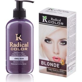 Radical Color Gümüş Su Bazlı 2x250 ml Saç Boyası