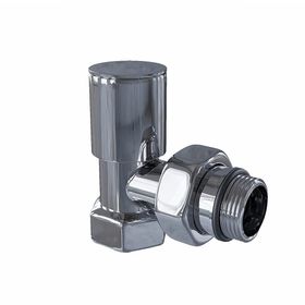 Radiva 1-2 Krom Köşe Metal Volanlı Radyatör Vanası