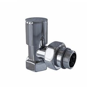Radiva 1-2 Krom Köşe Metal Volanlı Radyatör Vanası