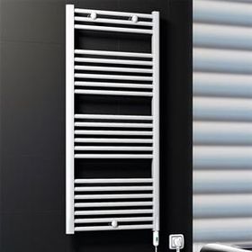 Radiva 50x120 cm Haiti Beyaz Elektrikli Havlupan