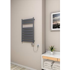 Radiva Bora Bora 300 W 500x800 Antrasit Thesis Termostatlı Elektrikli Havlupan