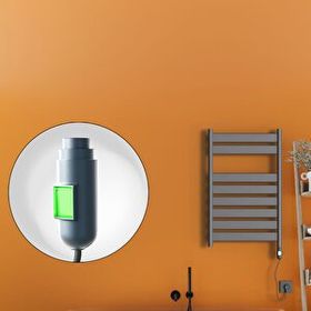 Radiva Bora Bora 300 W 500x800 cm Antrasit On Off Düğmeli Elektrikli Havlupan