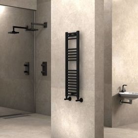 Radiva Haiti 300x1000 mm Düz Mat Siyah Havlupan