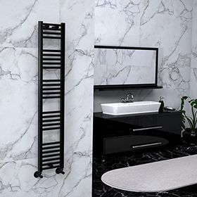 Radiva Haiti 300x1500 mm Düz Mat Siyah Havlupan