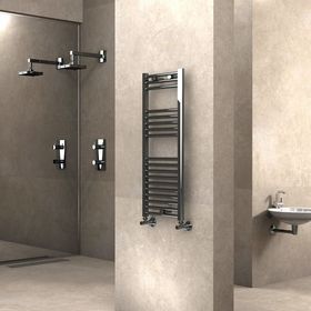 Radiva Haiti 400x1000 Düz Krom Havlupan