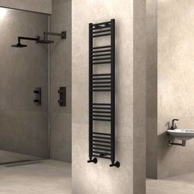 Radiva Haiti 400x1500 mm Düz Mat Siyah Havlupan