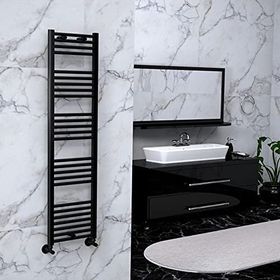Radiva Haiti 400x1500 mm Düz Mat Siyah Havlupan