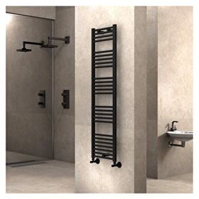 Radiva Haiti 400x1500 mm Düz Mat Siyah Havlupan