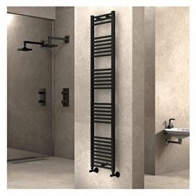 Radiva Haiti 400x1800 mm Düz Mat Siyah Havlupan