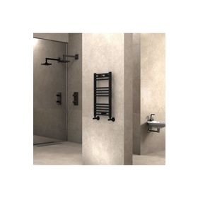Radiva Haiti 400x700 mm Düz Mat Siyah Havlupan