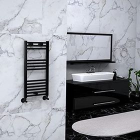 Radiva Haiti 400x800 mm Düz Mat Siyah Havlupan