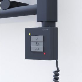 Radiva Haiti 600 W 500x1200 mm Düz Antrasit Oned On Off Termostatlı Sağ Elektrikli Havlupan
