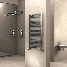 Radiva Haiti 600x1100 mm Düz Krom Havlupan