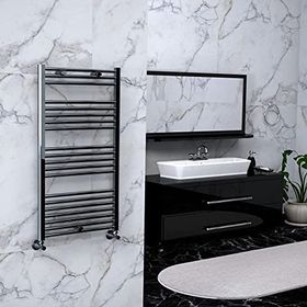 Radiva Haiti 600x1100 mm Düz Krom Havlupan