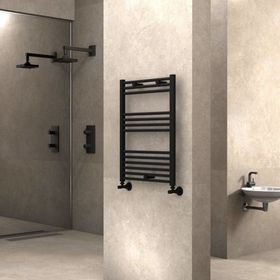 Radiva Haiti 600x800 mm Düz Mat Siyah Havlupan