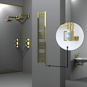 Radiva Haiti Altın Renkli 300x1500 mm Havlupan