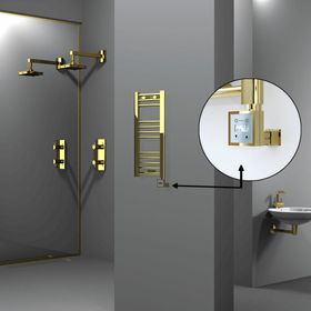 Radiva Haiti Altın Renkli 300x700 mm Havlupan