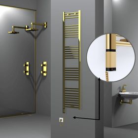 Radiva Haiti Altın Renkli 400x1800 mm Havlupan