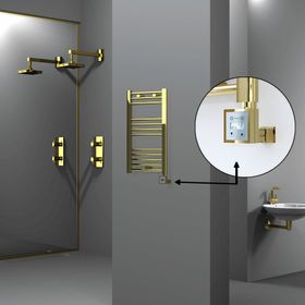 Radiva Haiti Altın Renkli 400x700 mm Havlupan