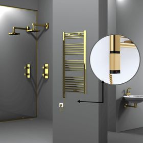 Radiva Haiti Altın Renkli 500x1100 mm Havlupan