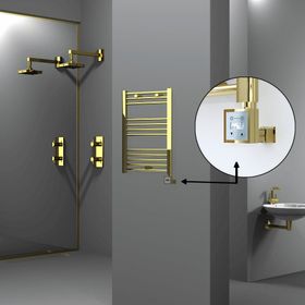 Radiva Haiti Altın Renkli 500x700 mm Havlupan