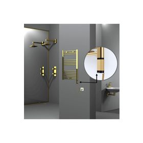 Radiva Haiti Altın Renkli 500x800 mm Havlupan