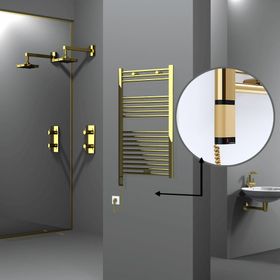 Radiva Haiti Altın Renkli 600x1000 mm Havlupan