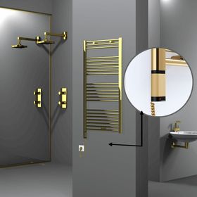 Radiva Haiti Altın Renkli 600x1200 mm Havlupan