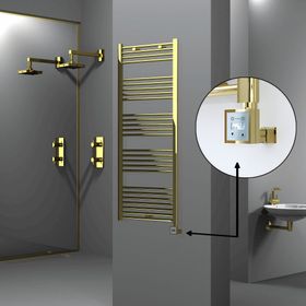 Radiva Haiti Altın Renkli 600x1500 mm Havlupan