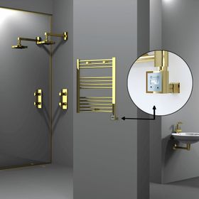 Radiva Haiti Altın Renkli 600x700 mm Havlupan