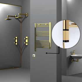 Radiva Haiti Altın Renkli 600x800 mm Havlupan