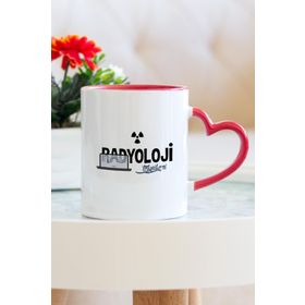 Radyoloji Teknikeri Kalpli Kupa Bardak