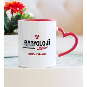Radyoloji Teknikeri Kalpli Kupa Bardak