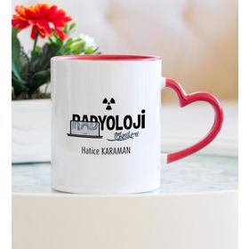 Radyoloji Teknikeri Kalpli Kupa Bardak
