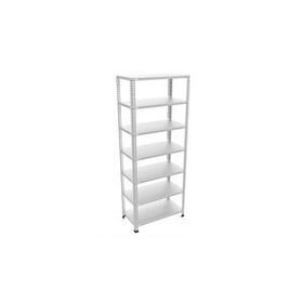 Rafburada 7 Katlı Galvaniz Çelik 200 cm 31x93 cm Depo Kiler Dosya Rafı