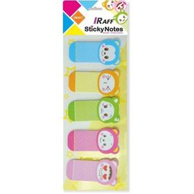 Raff Bebek Desenli Yapışkanlı 5x25 Yaprak Not Kağıdı