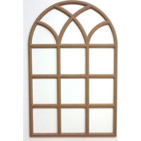 Rafhomestore Dekoratif 65x100 cm Duvar Çerçeve Ham Mdf Ayna
