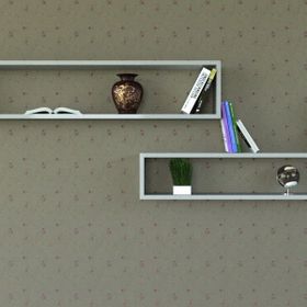 Rafline Ladder Yeşil Duvar Rafı