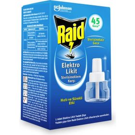Raid 1 Yedek 45 Gece Sivrisineklere Karşı Elekro Likit