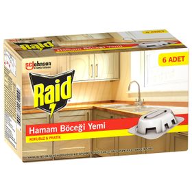 Raid 6 Adet Kokusuz Pratik Hamam Böceği Yemi
